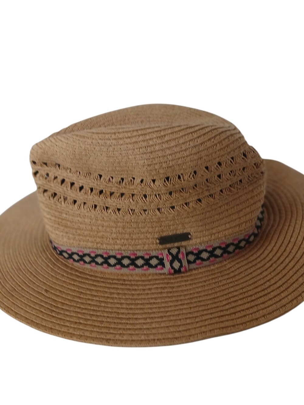 Eddie Bauer Tan Paper Straw Hat OS